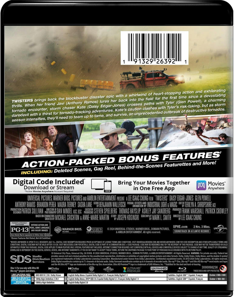 Twisters (4K Ultra HD + Blu-ray) [UHD]
