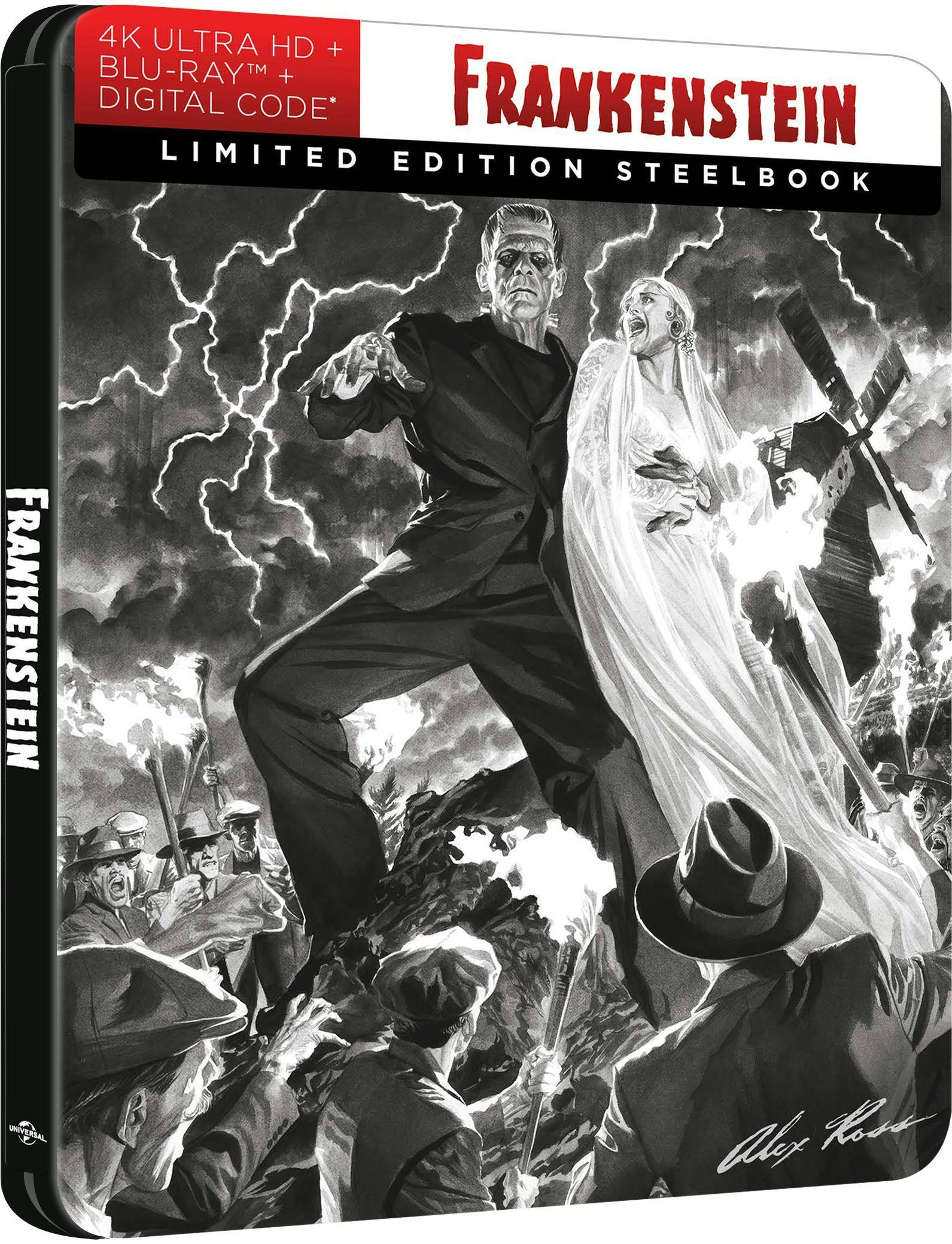 Frankenstein (Limited Edition 4K Ultra HD Steelbook + Blu-ray +