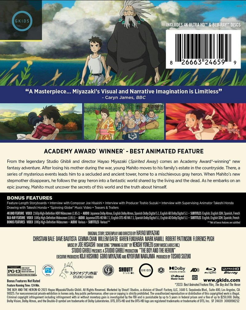 The Boy and the Heron (Limited Edition 4K Ultra HD Steelbook + Blu-ray) [UHD]