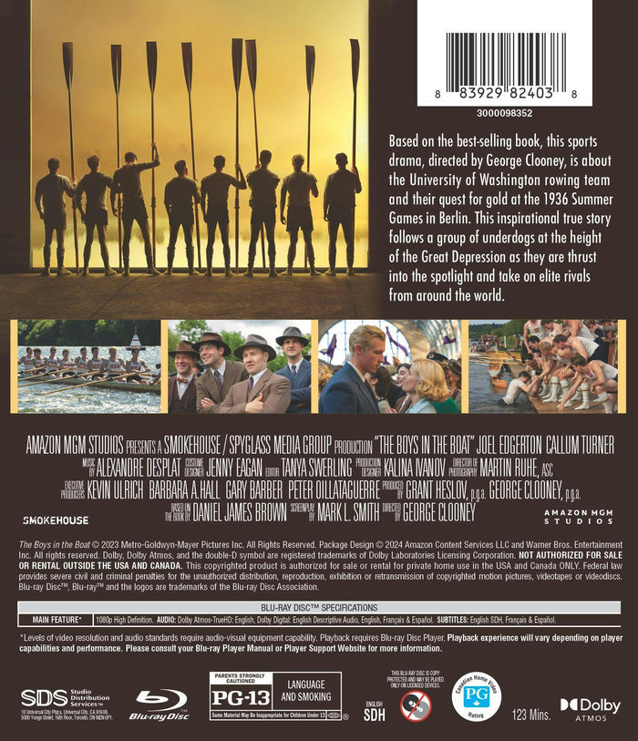 The Boys in the Boat [Blu-ray]