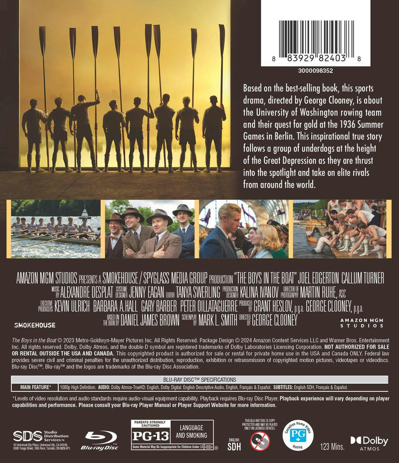 The Boys in the Boat [Blu-ray]