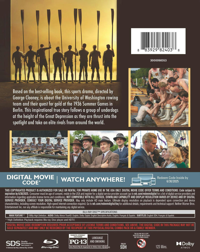 The Boys in the Boat [Blu-ray]