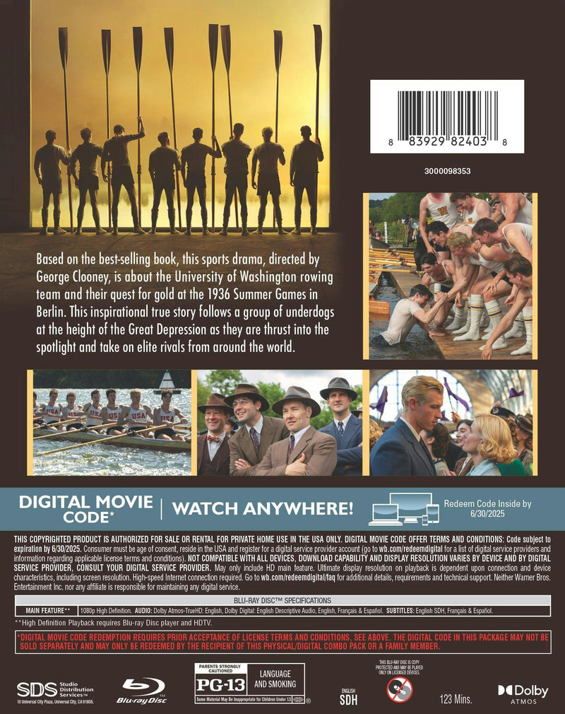 The Boys in the Boat [Blu-ray]