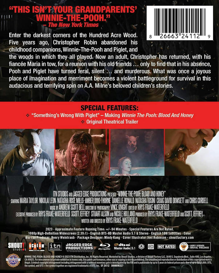 Winnie the Pooh: Blood and Honey (Limited Edition Steelbook) [Blu-ray]