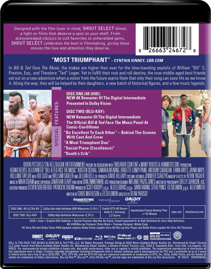Bill & Ted's Bogus Journey (4K Ultra HD + Blu-ray) [UHD]