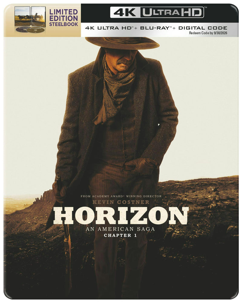 Horizon: An American Saga Chapter 1 (Limited Edition 4K Ultra HD Steelbook + Blu-ray + Digital) [UHD]