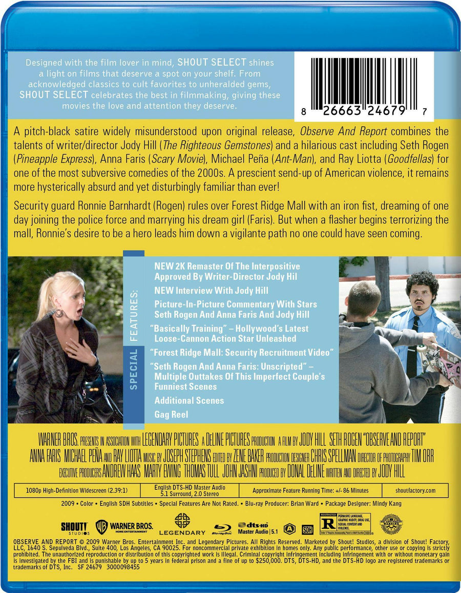 Observe And Report [Blu-ray]