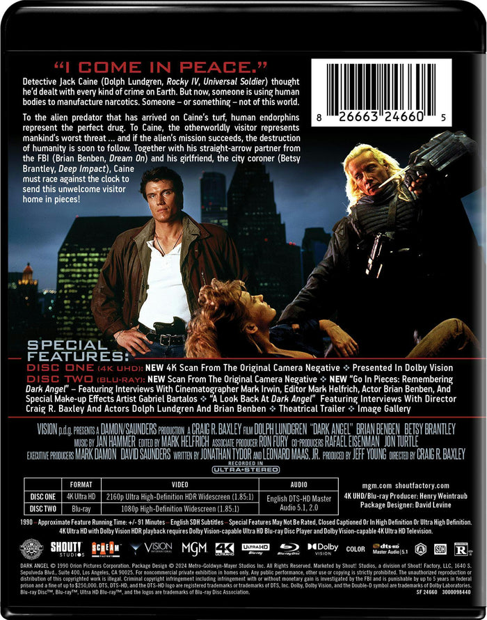 Dark Angel (1990) - Collector's Edition (4K Ultra HD + Blu-ray) [UHD]