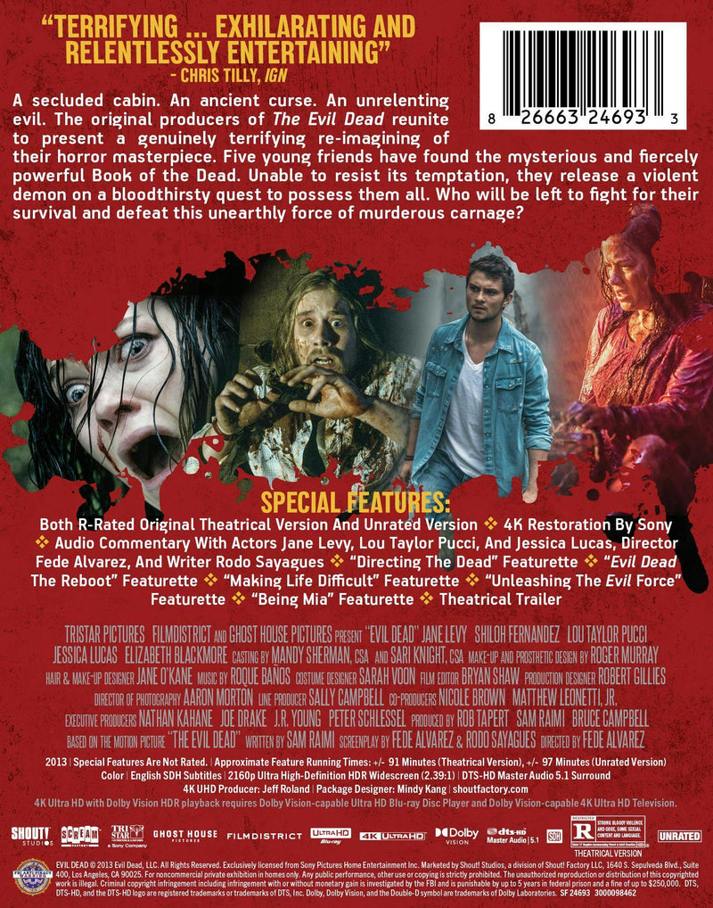 Evil Dead (2013) (Limited Edition 4K Ultra HD Steelbook) [UHD]