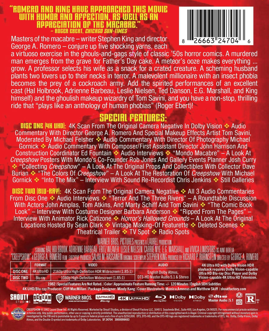 Creepshow [Limited Edition Steelbook] (Limited Edition 4K Ultra HD Steelbook) [UHD]