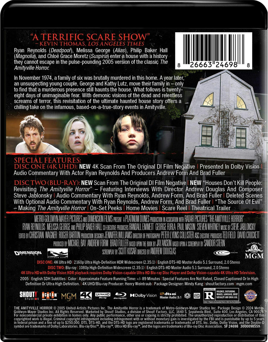 The Amityville Horror (2005) - Collector's Edition (4K Ultra HD + Blu-ray) [UHD]