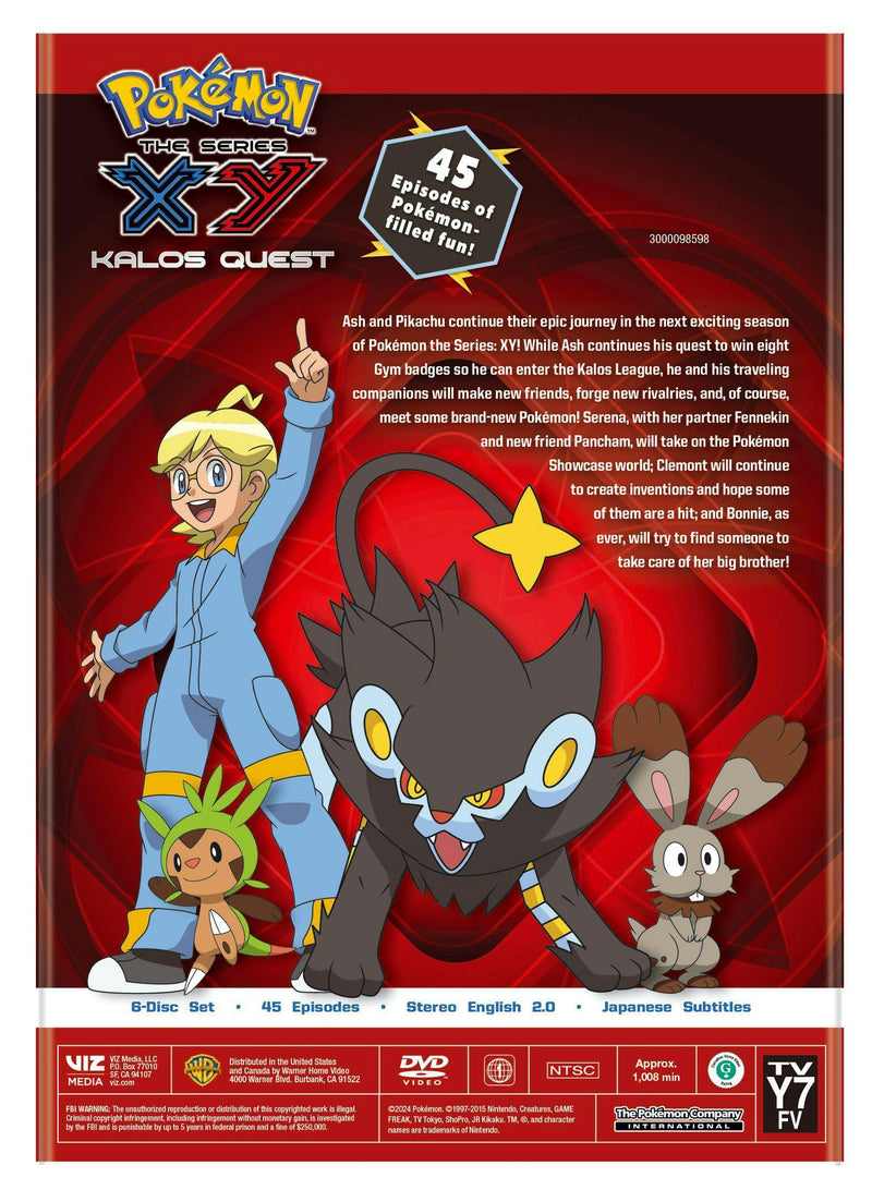 Pokemon the Series: XY Kalos Quest - The Complete Season [DVD]