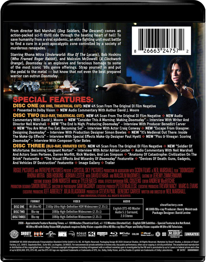 Doomsday (2008) - Collector's Edition (4K Ultra HD + Blu-ray) [UHD]