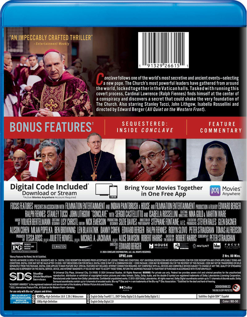 Conclave - Blu-ray + Digital [Blu-ray]