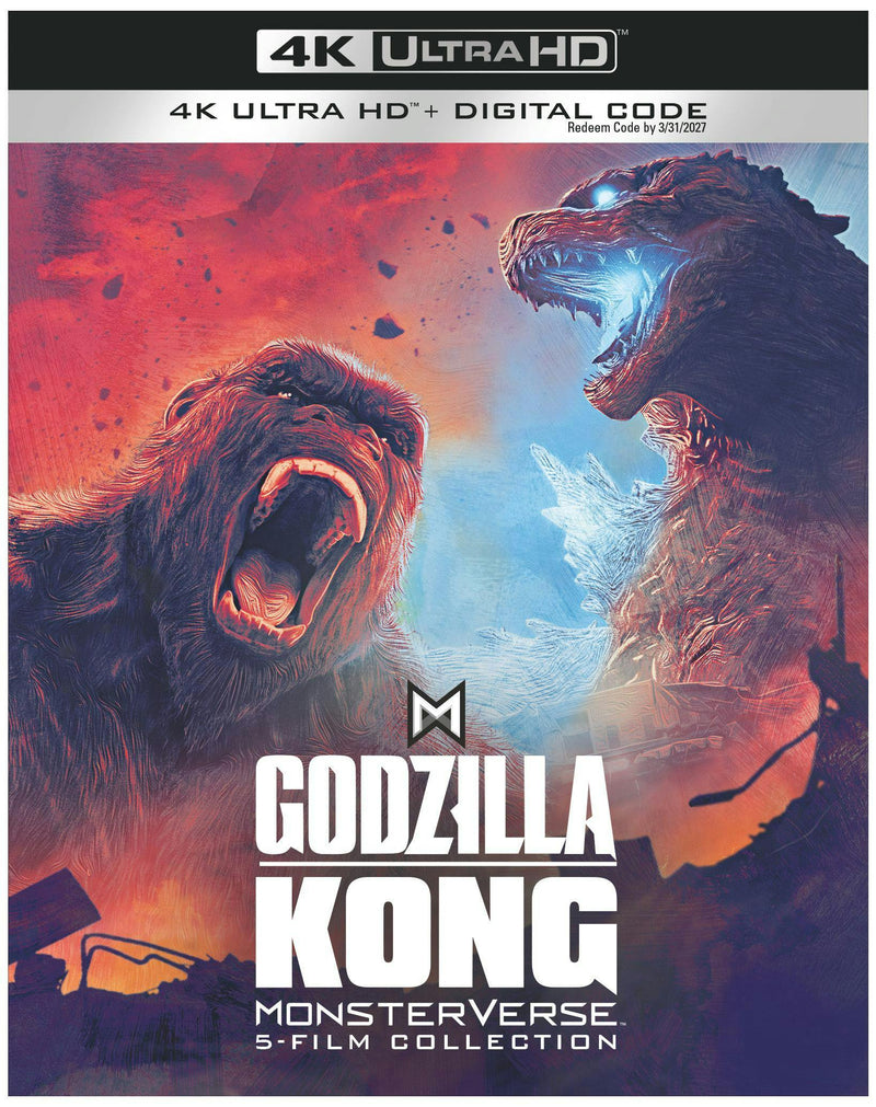 Godzilla/Kong Monsterverse 5-Film Collection (4K Ultra HD) [UHD]