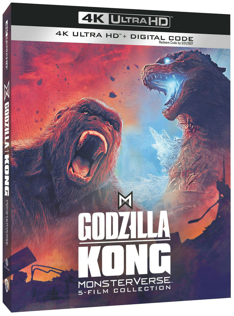 Godzilla/Kong Monsterverse 5-Film Collection (4K Ultra HD) [UHD]