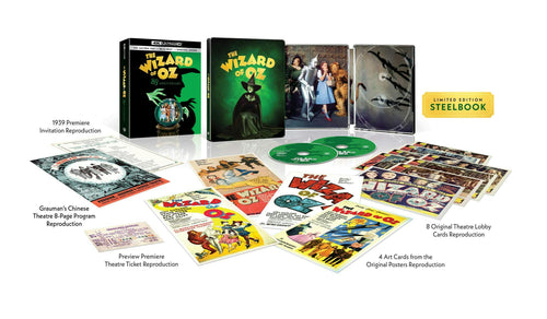 The Wizard of Oz : 85th Anniversary Theater Edition (Limited Edition Steelbook) [UHD]