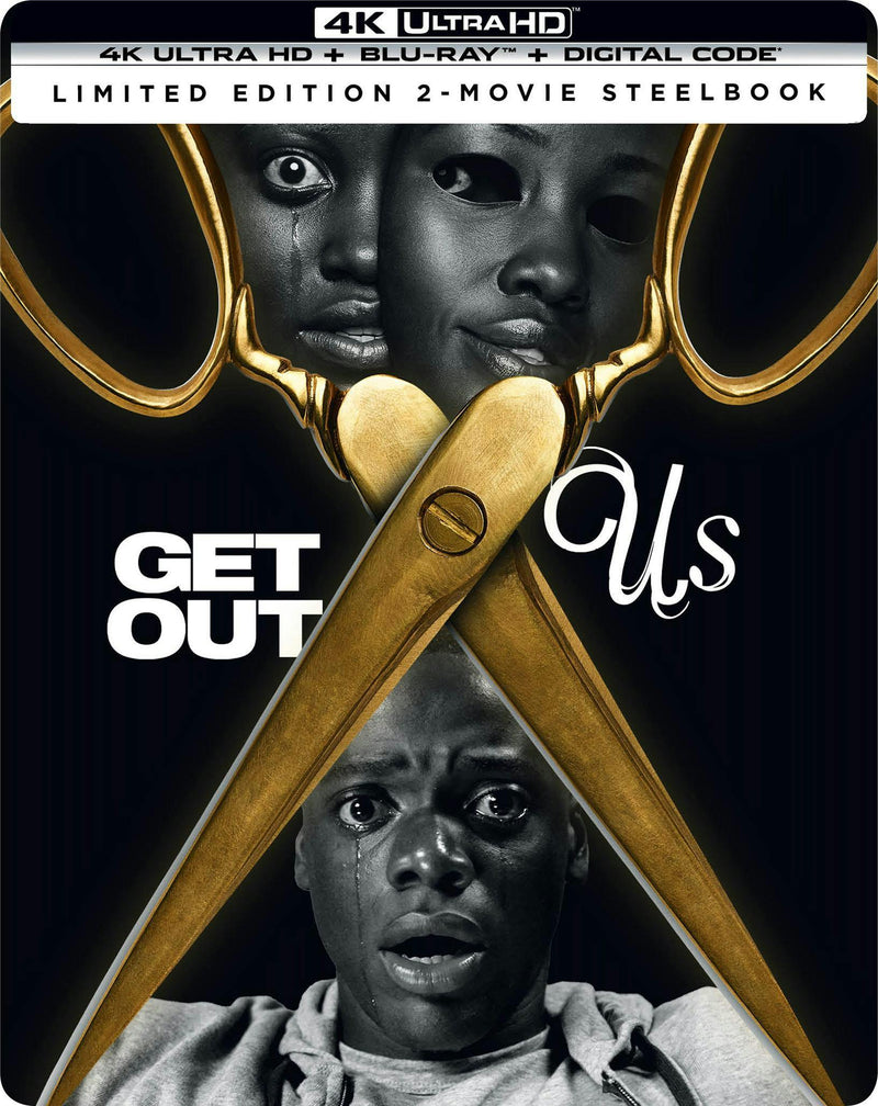 Get Out / Us Double Feature - Limited Edition Steelbook 4K Ultra HD + Blu-ray + Digital (Limited Edition 4K Ultra HD Steelbook + Blu-ray) [UHD]