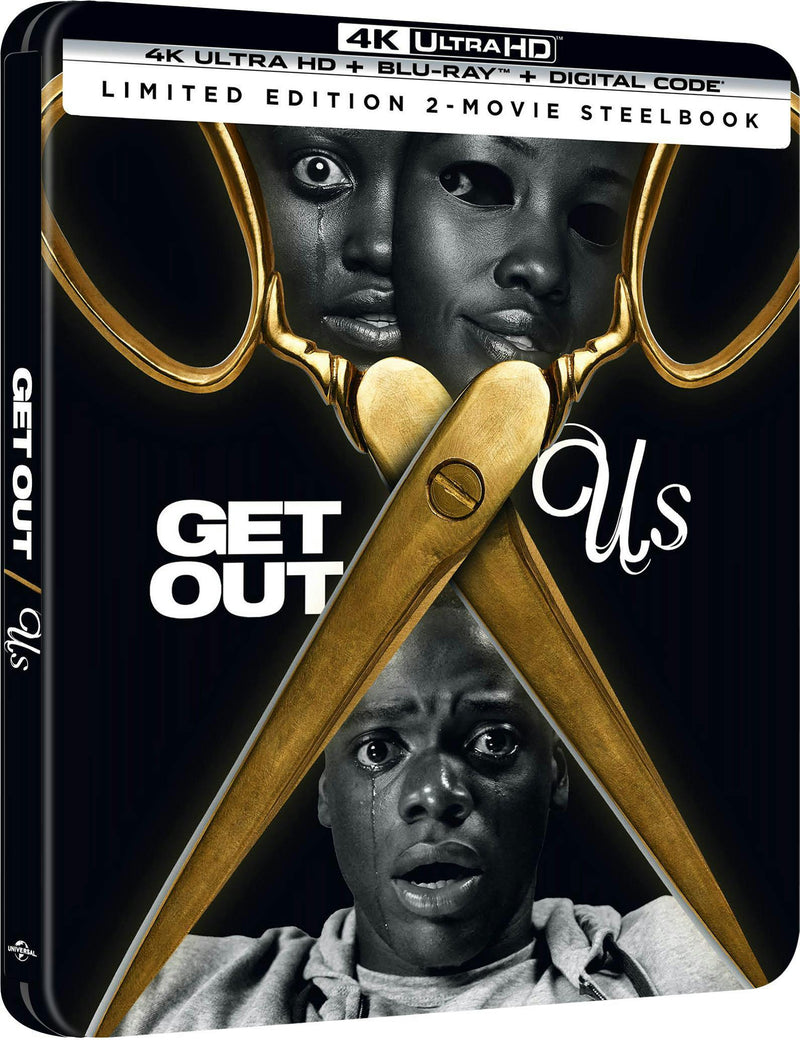Get Out / Us Double Feature - Limited Edition Steelbook 4K Ultra HD + Blu-ray + Digital (Limited Edition 4K Ultra HD Steelbook + Blu-ray) [UHD]