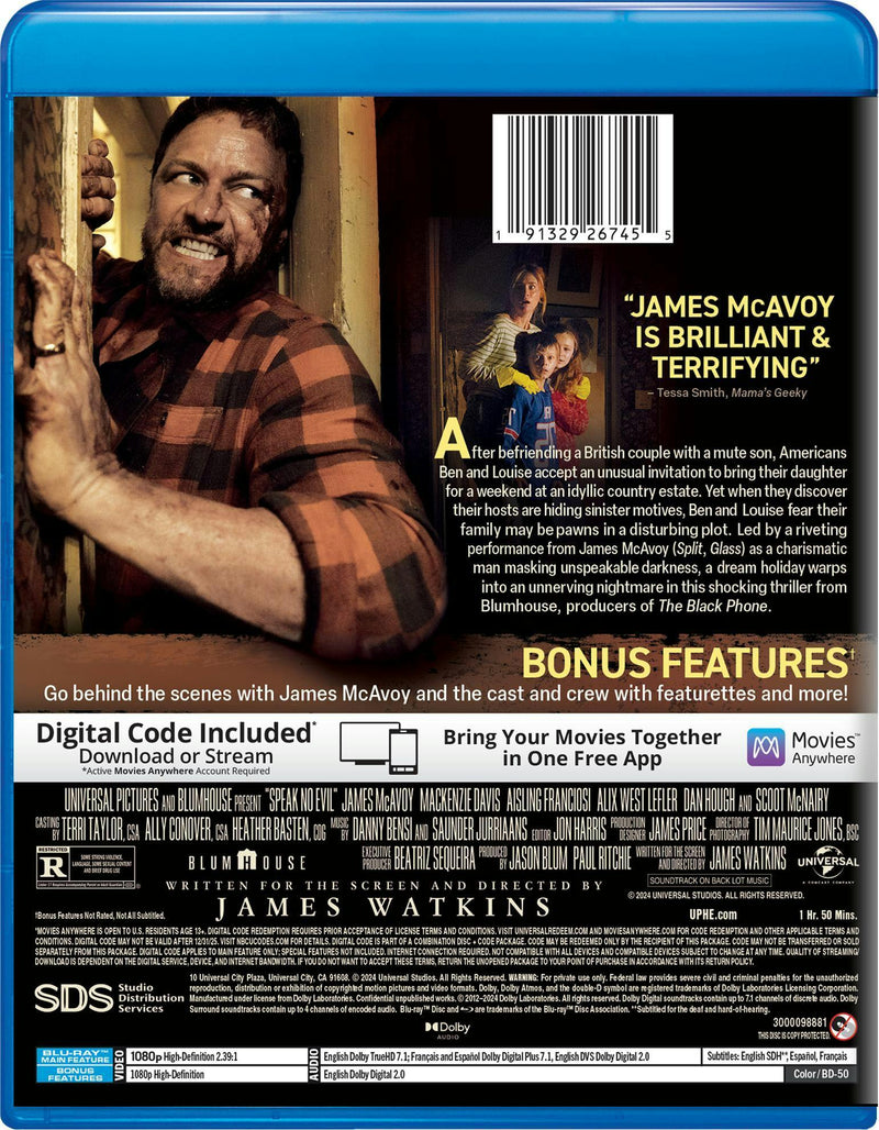 Speak No Evil [Blu-ray]