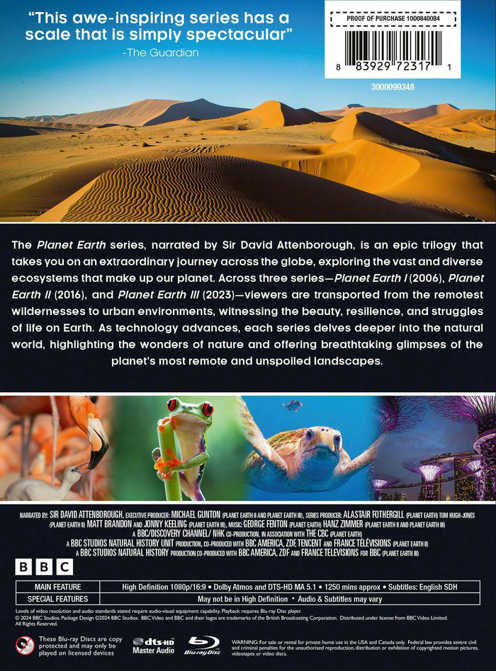 Planet Earth Trilogy Collection [Blu-ray]