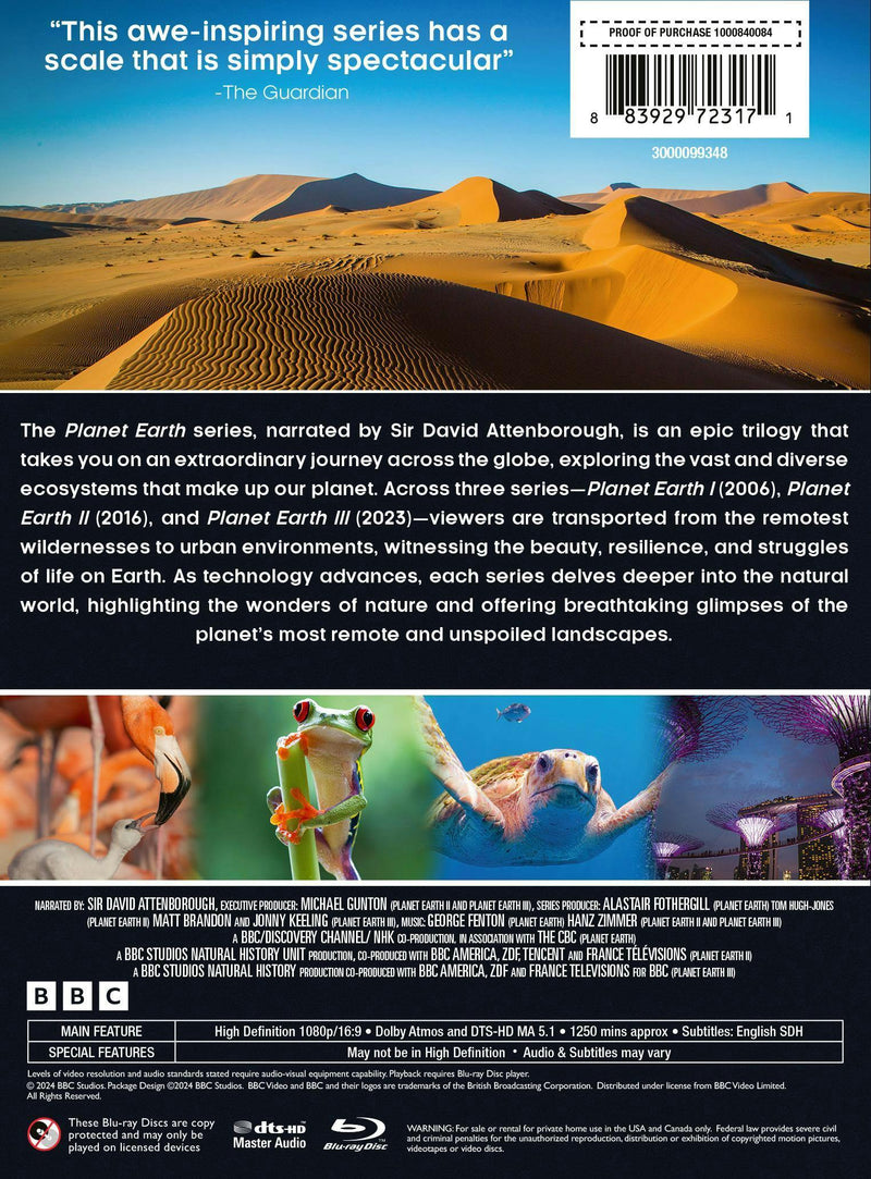 Planet Earth Trilogy Collection [Blu-ray]