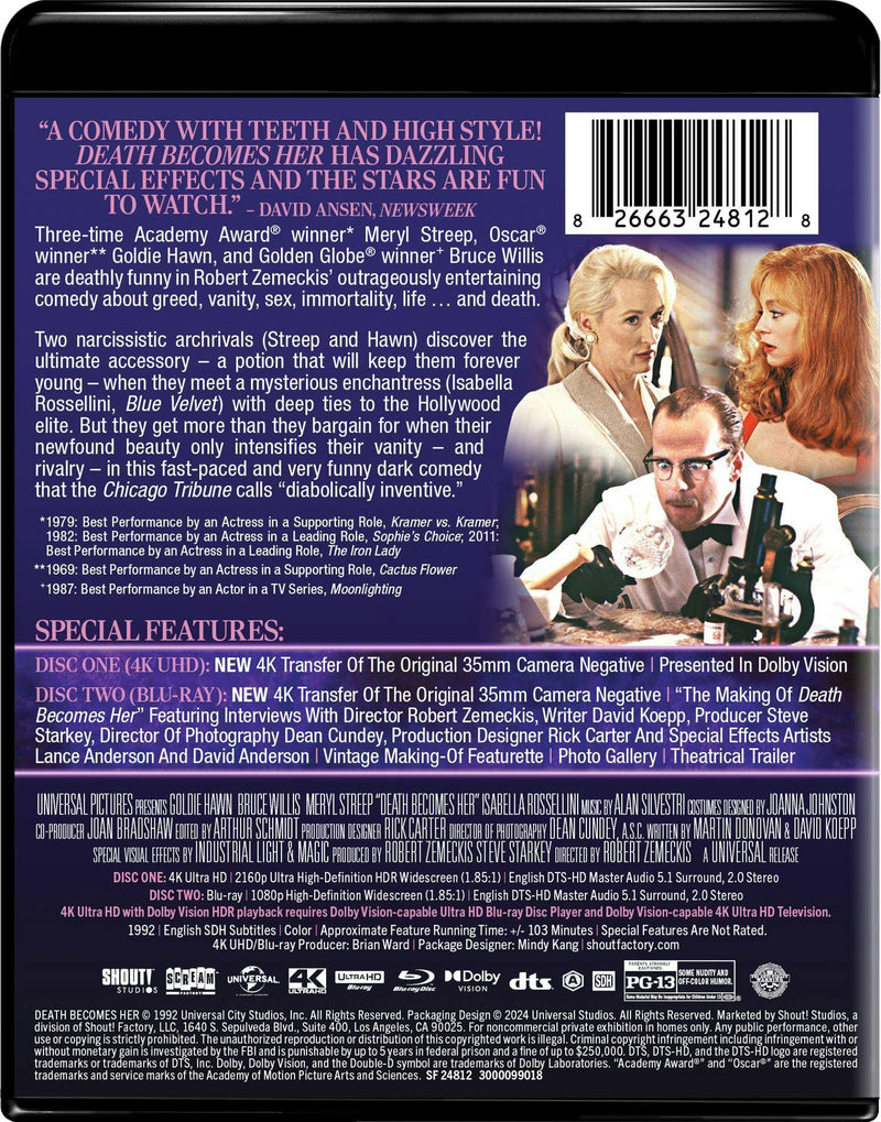 Death Becomes Her - Collector's Edition (4K Ultra HD + Blu-ray) [UHD]