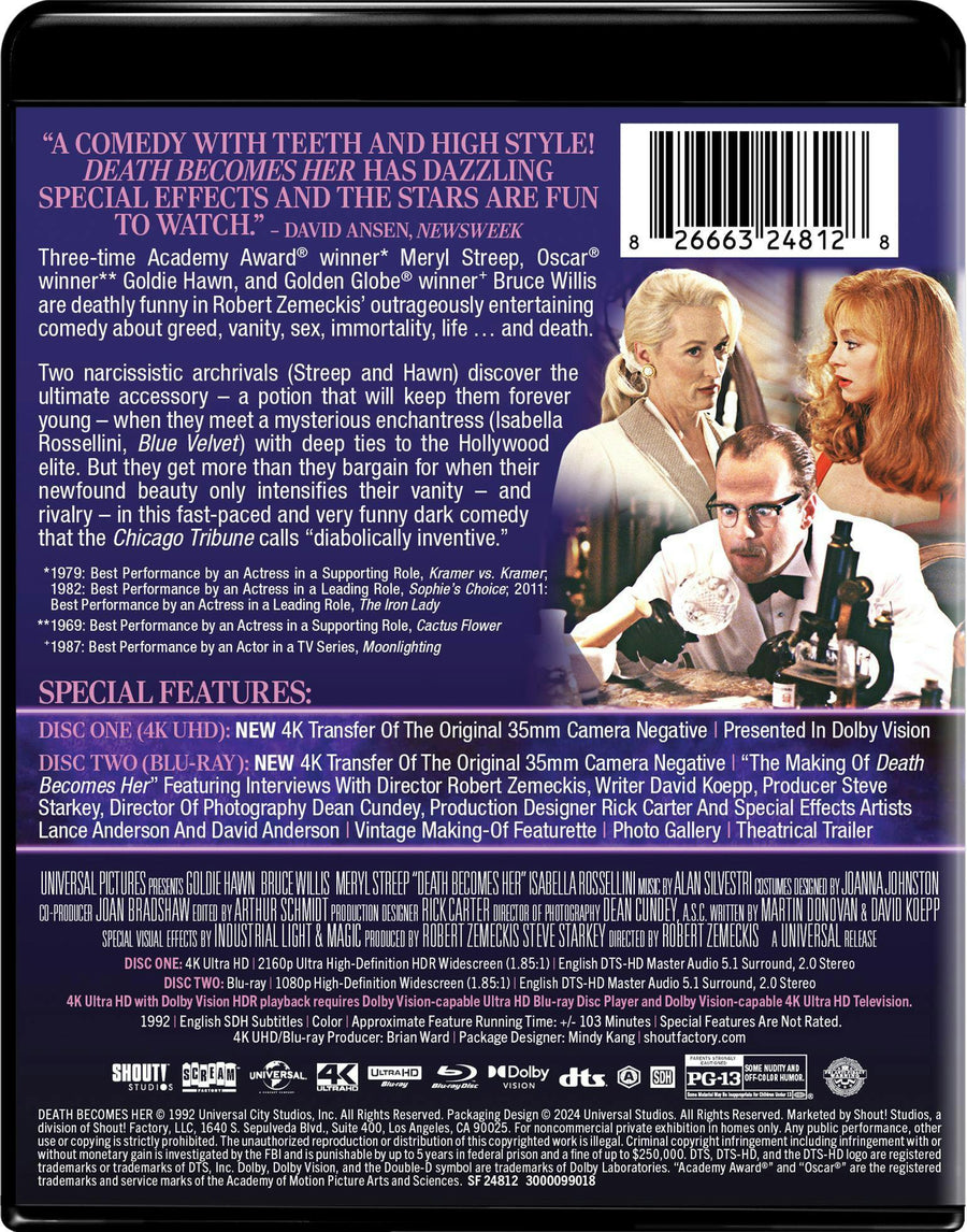 Death Becomes Her - Collector's Edition (4K Ultra HD + Blu-ray) [UHD]