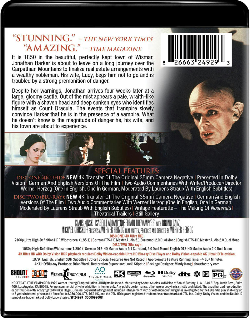 Nosferatu the Vampyre - Collector's Edition [UHD]
