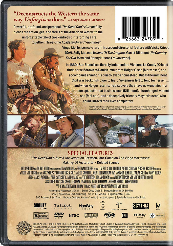 The Dead Don't Hurt [DVD]