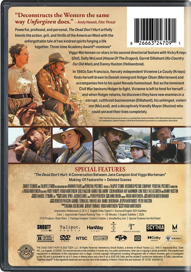 The Dead Don't Hurt [DVD]