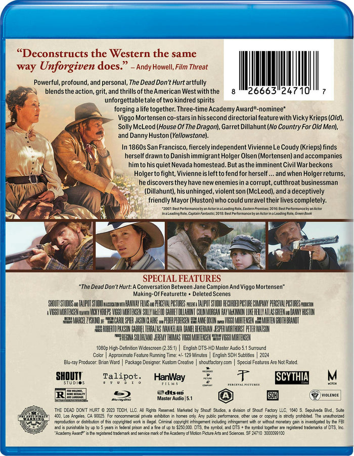 The Dead Don't Hurt [Blu-ray]