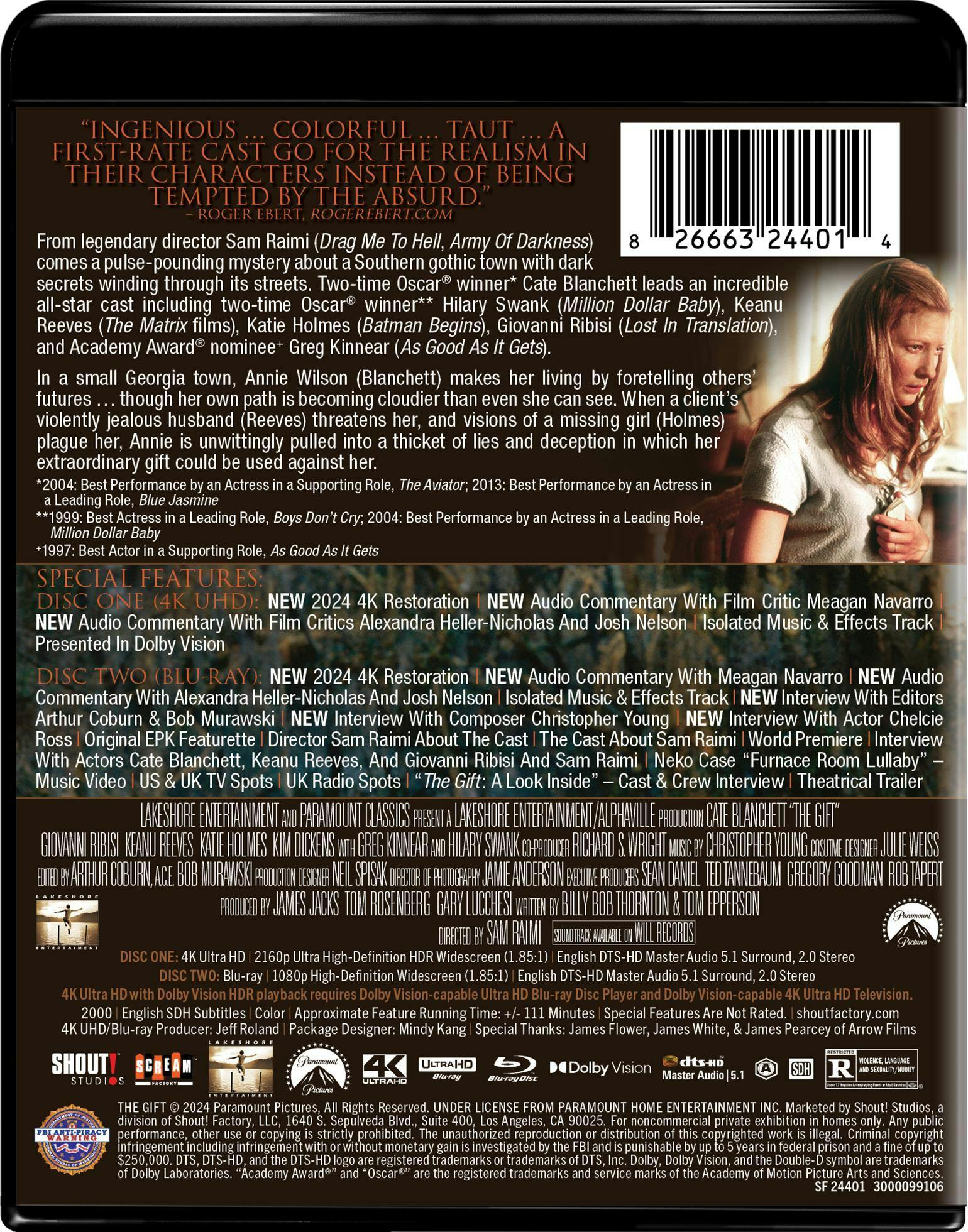 The Gift (2000) - Collector's Edition (4K Ultra HD + Blu-ray) [UHD]