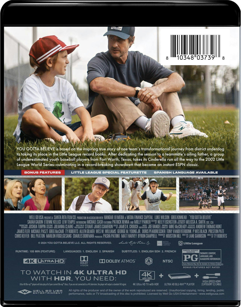 You Gotta Believe (4K Ultra HD) [UHD]