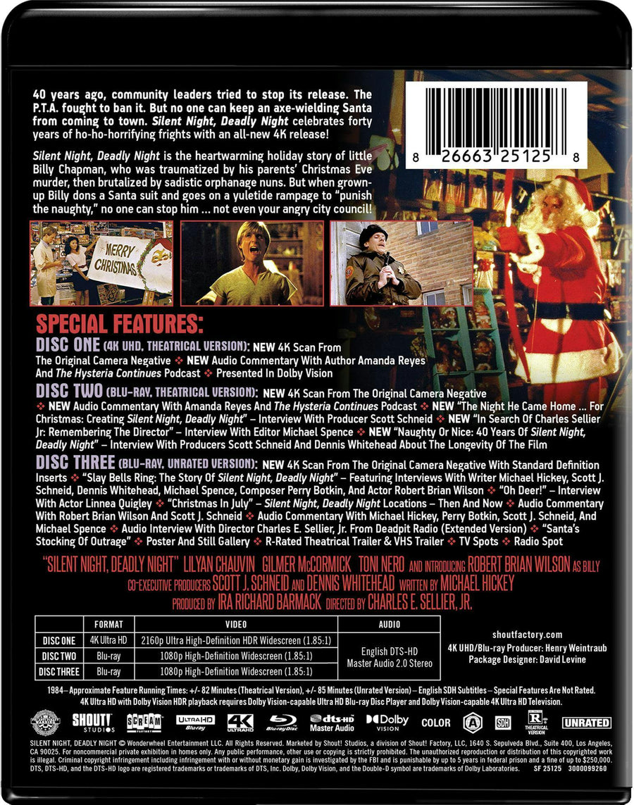 Silent Night, Deadly Night - 40th Anniversary Edition (4K Ultra HD + Blu-ray) [UHD]