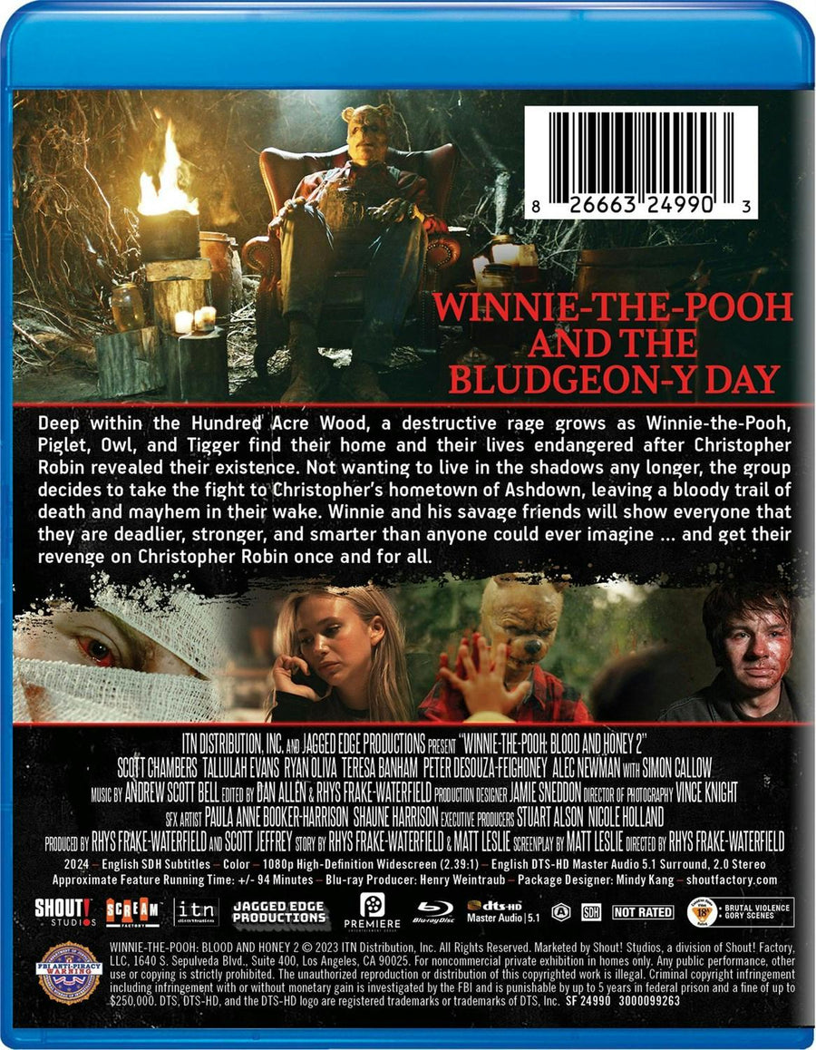 Winnie the Pooh: Blood and Honey 2 [Blu-ray]
