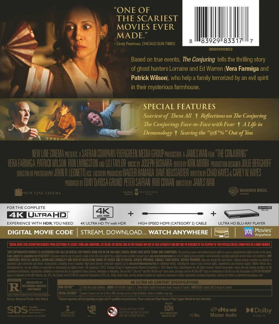 The Conjuring (Includes Digital) [UHD]