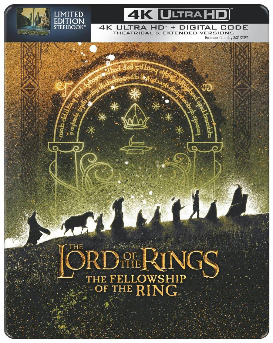 The Lord of the Rings: The Fellowship of the Ring – Theatrical & Extended Version (Limited Edition 4K Ultra HD Steelbook + Digital) [UHD]