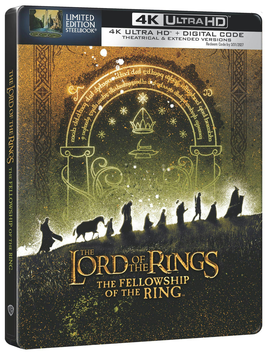 The Lord of the Rings: The Fellowship of the Ring – Theatrical & Extended Version (Limited Edition 4K Ultra HD Steelbook + Digital) [UHD]