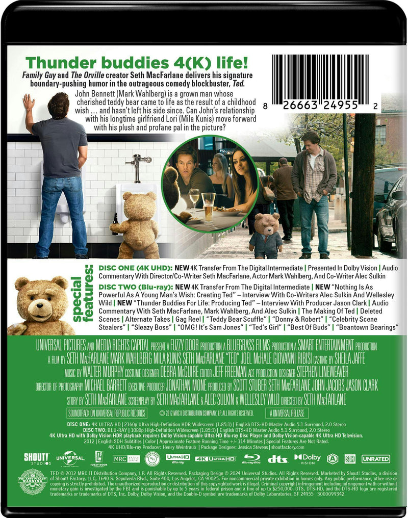 Ted - Collector's Edition (4K Ultra HD + Blu-ray) [UHD]