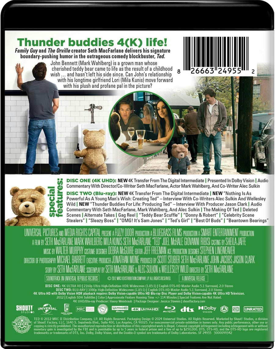 Ted - Collector's Edition (4K Ultra HD + Blu-ray) [UHD]