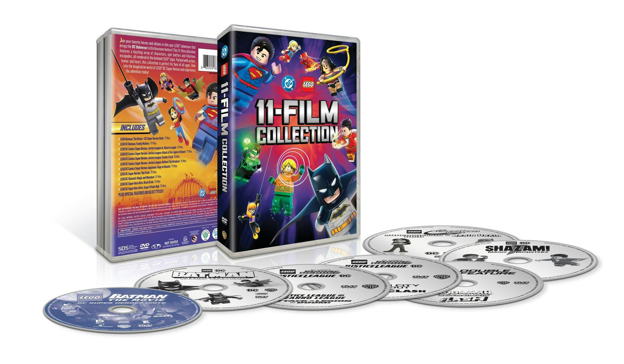 LEGO DC 11-Film Collection [DVD] – GRUV Entertainment