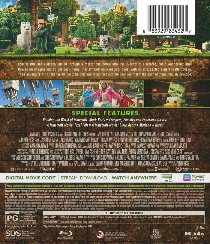 A Minecraft Movie [Blu-ray]