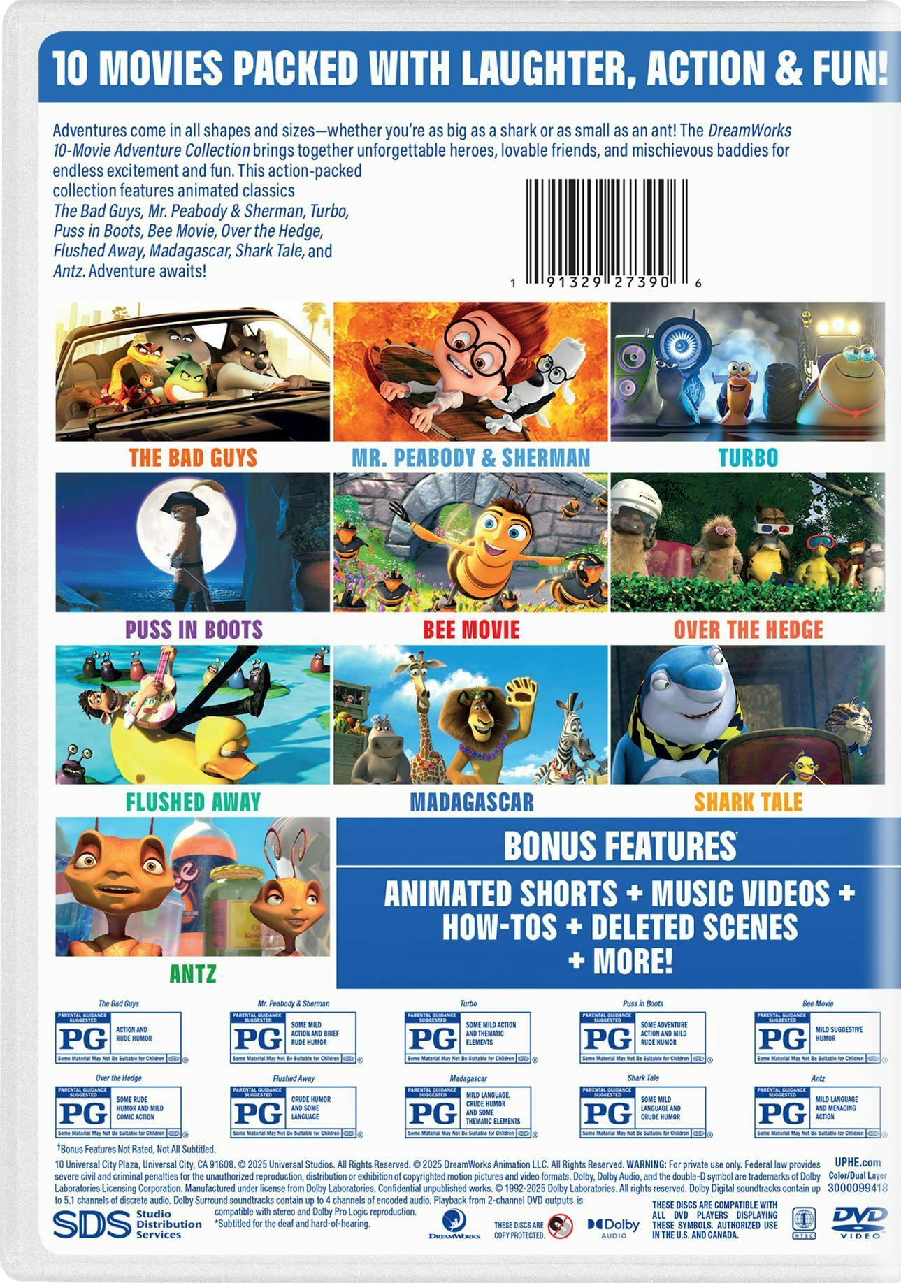 DreamWorks 10-Movie Adventure Collection [DVD] – GRUV Entertainment