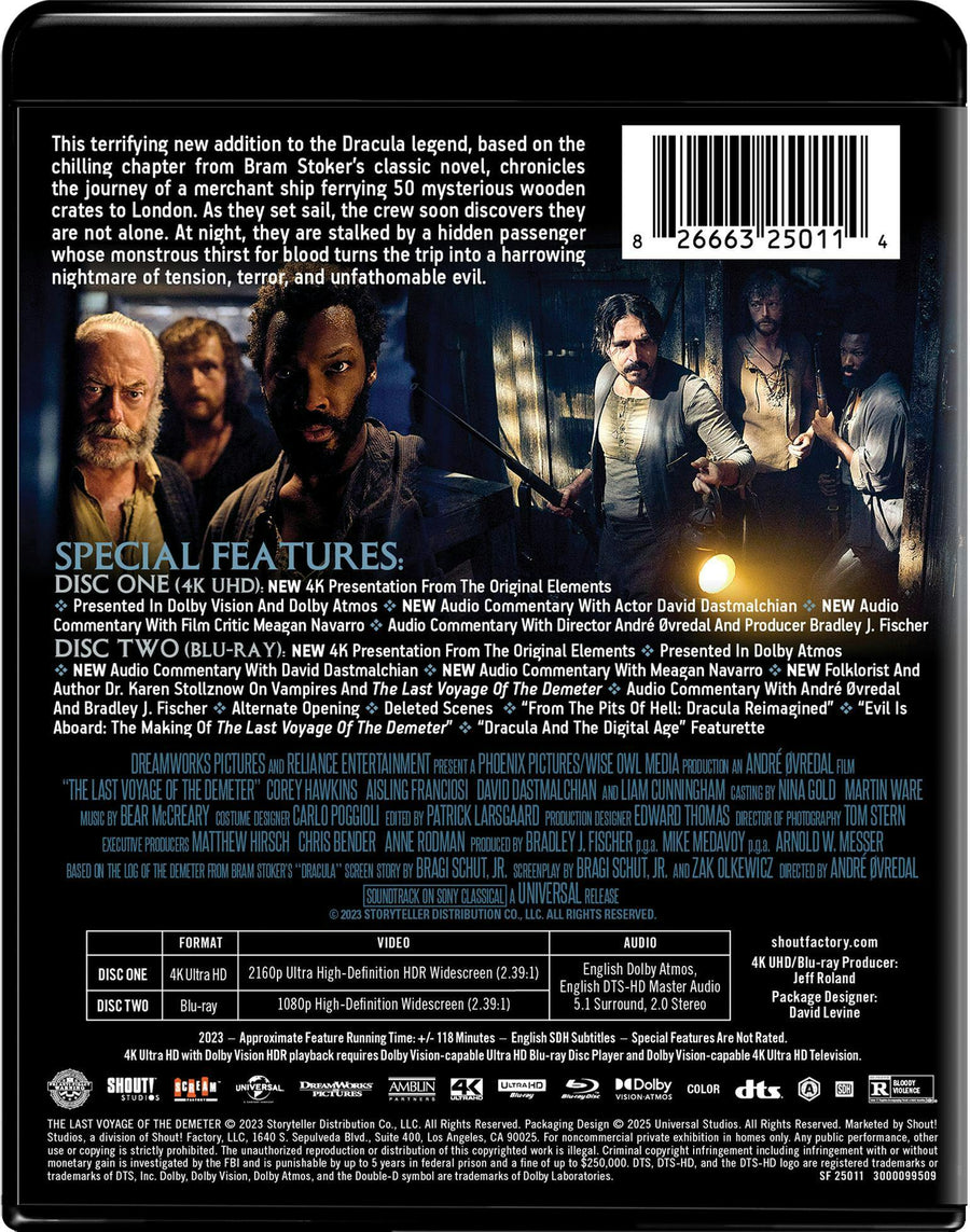 The Last Voyage of the Demeter - Collector's Edition (4K Ultra HD + Blu-ray) [UHD]