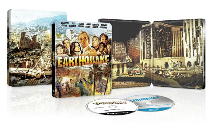 Earthquake (Limited Edition 4K Ultra HD Steelbook + Blu-ray + Digital) [UHD]