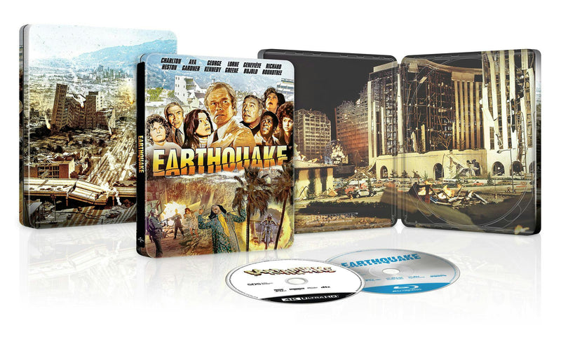 Earthquake (Limited Edition 4K Ultra HD Steelbook + Blu-ray + Digital) [UHD]