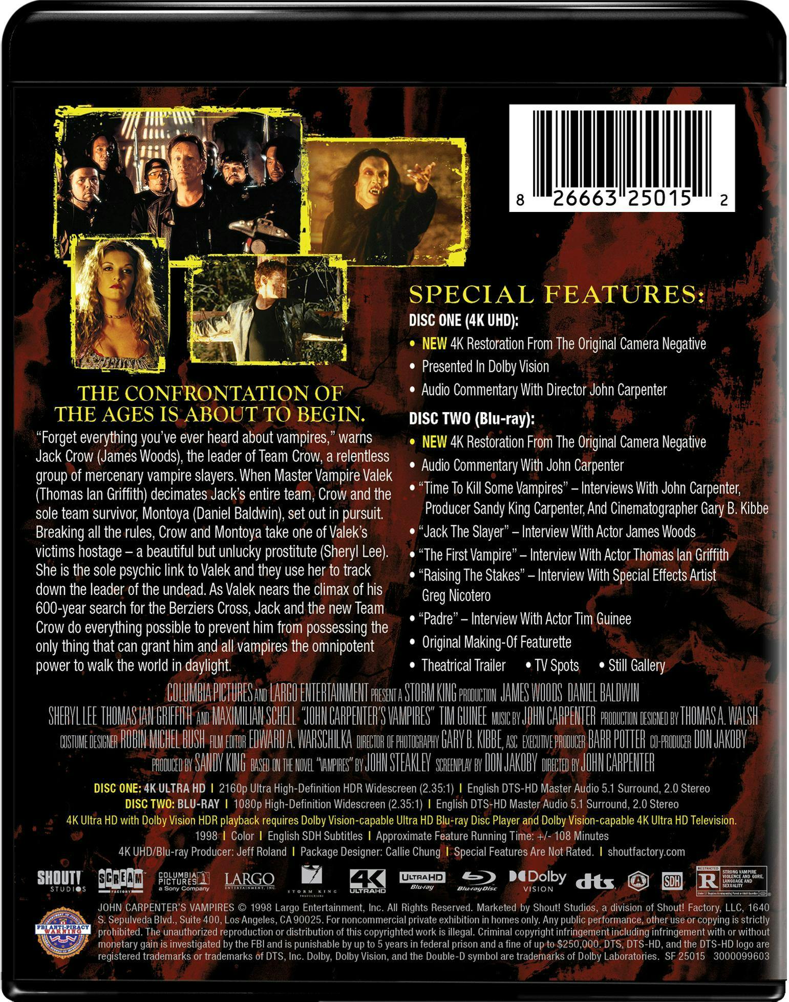 Vampires - Collector's Edition (4K Ultra HD + Blu-ray) [UHD]