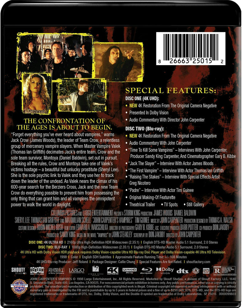 Vampires - Collector's Edition (4K Ultra HD + Blu-ray) [UHD]