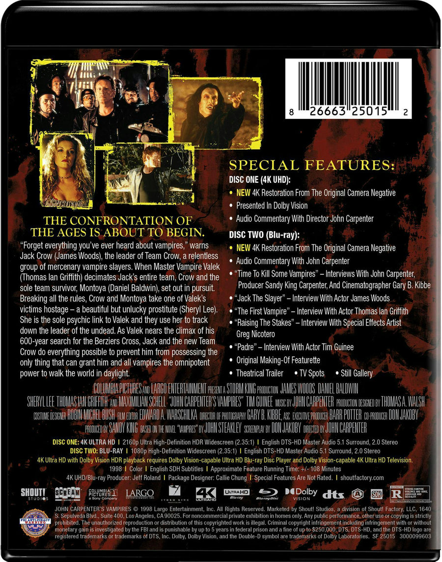 Vampires - Collector's Edition (4K Ultra HD + Blu-ray) [UHD]